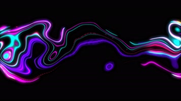 【4K】时尚霓虹流动背景视频