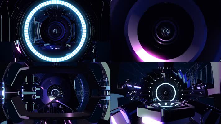 超动感机械空间飞船节奏VJ