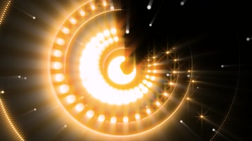 彩色光环旋转大气