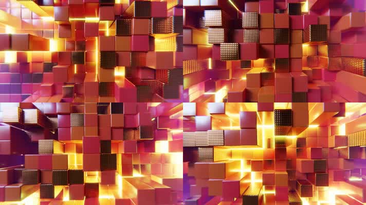 大气方格动态dj晚会背景