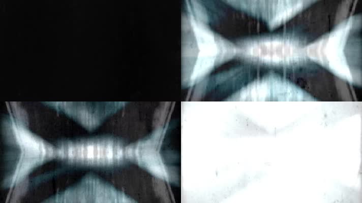 黑白老电影舞起双手VJ大屏幕视频