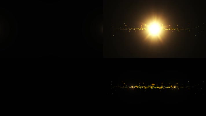 两款4K光效粒子视频素材ae模板