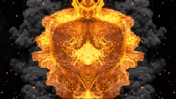 火焰喷发LED舞台背景素材