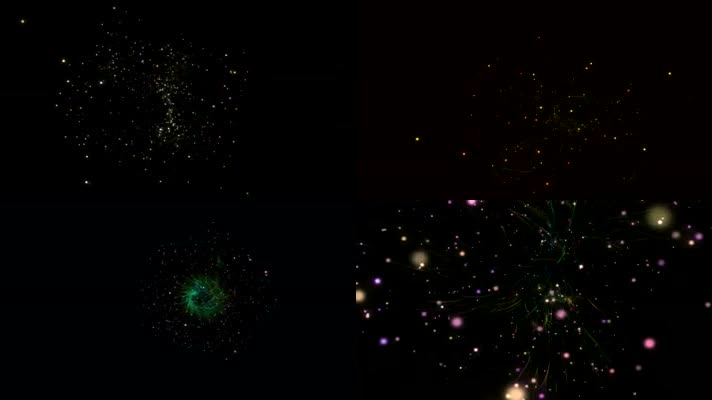 酷炫粒子魔幻DJ舞台背景