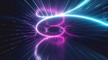 霓虹隧道背景03