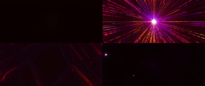 极品酷炫时尚水晶光线粒子空间舞台背景视频