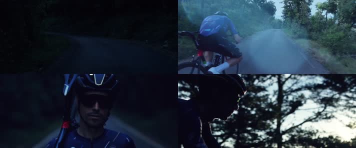 震撼公路骑行挑战自我户外运动