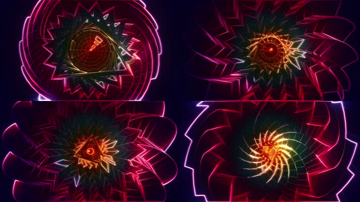 大气动感线条绚丽舞台led