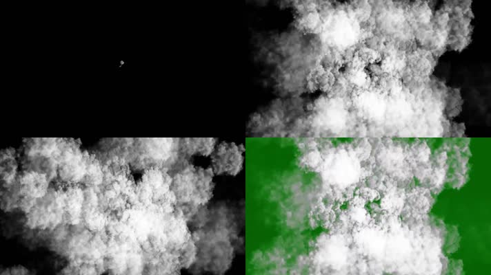 烟雾云雾爆炸特效