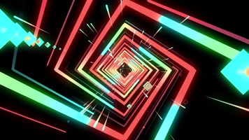 彩带旋转VJ隧道