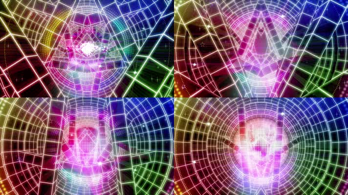 VJ动感演出舞台