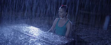 4K超美沙漠森林雨中琴艺意境演绎