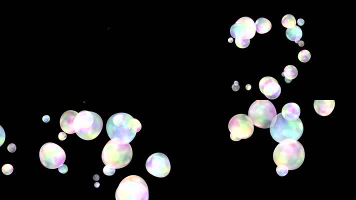 【透明】气泡飞舞