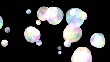 【透明】气泡飞舞