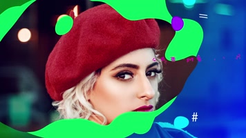 时尚炫彩欢乐的AE图文展示模板