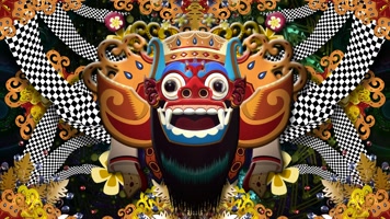 面具舞台背景视频04