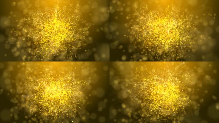 【4K】黄金粒子