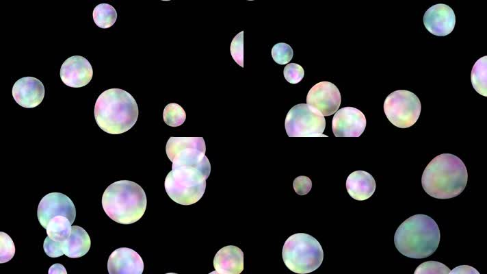 【透明】气泡飞舞