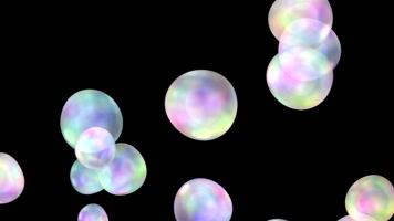 【透明】气泡飞舞