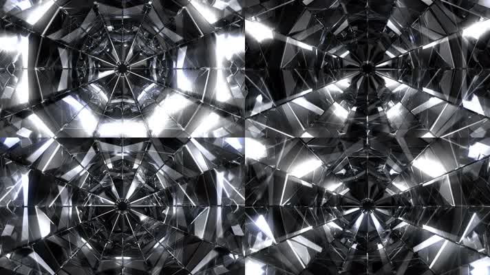 黑白水晶光效变幻 