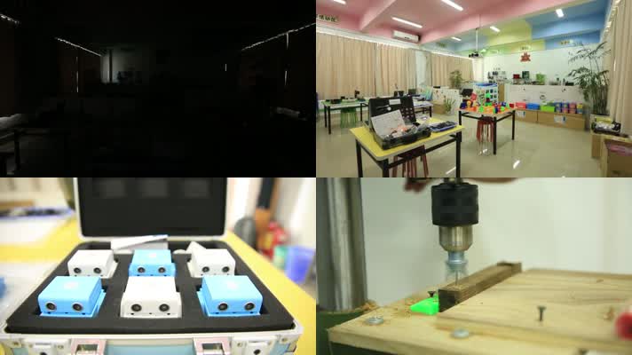 中国青少年创客空间机器人未来教室