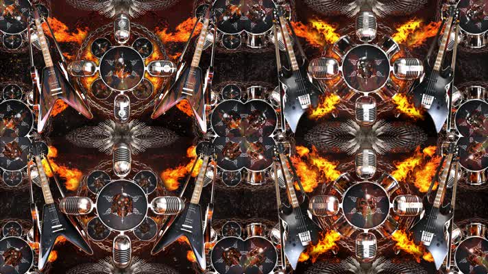 死亡摇滚VJ背景