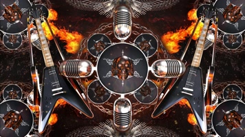 死亡摇滚VJ背景