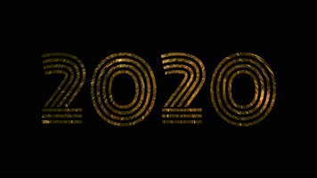 金色2020新年大气舞台