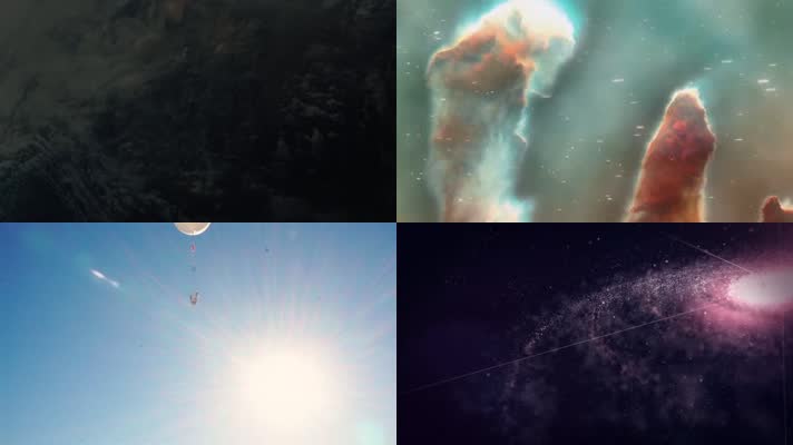 星球探索高科技航天航空科幻卫星素材