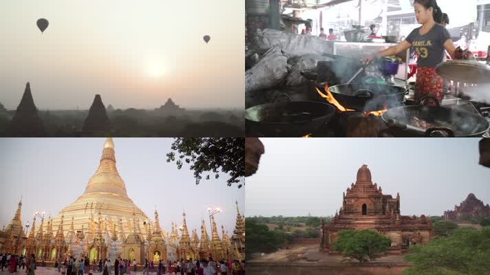 缅甸城市旅游宣传片