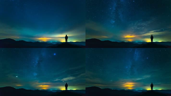 仰望星空 梦幻星辰 唯美星空 