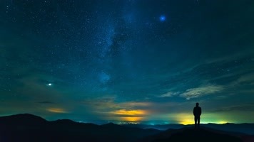 仰望星空 梦幻星辰 唯美星空 