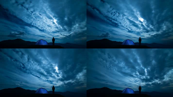 仰望星空 梦幻星辰 唯美星空  