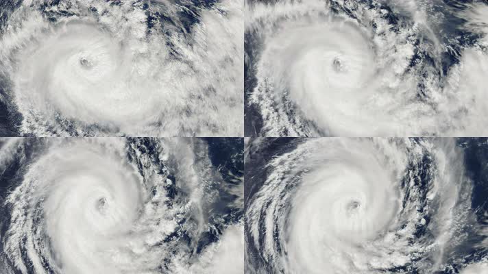 飓风形成 云海 旋风