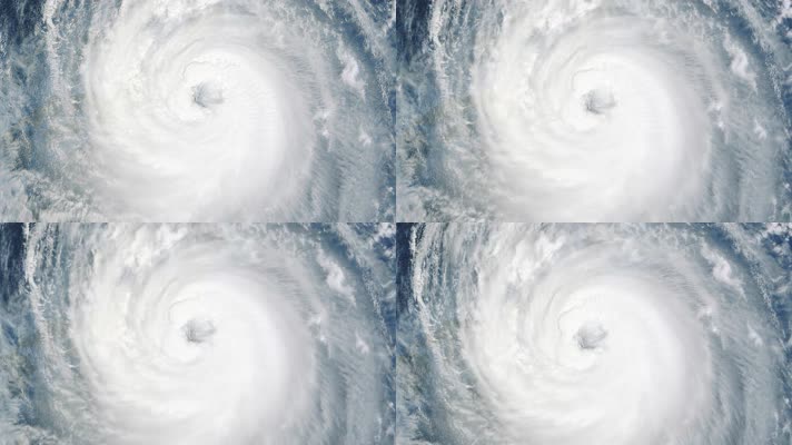 飓风形成 云海 旋风