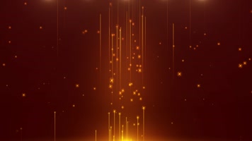 金色星光粒子背景循环