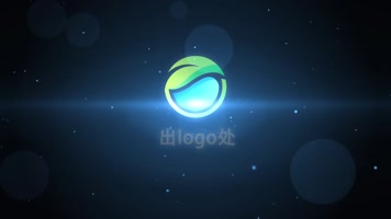 数据光效开启LOGO片头模板