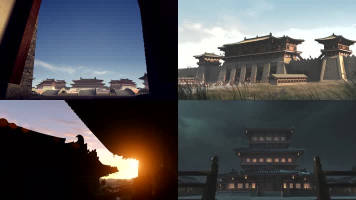 宏伟壮观的古代宫殿