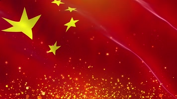 国旗粒子舞台背景循环