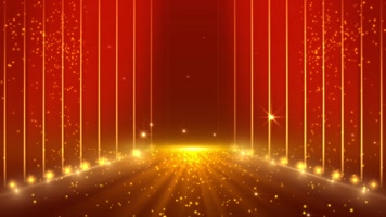 金色年会舞台背景循环