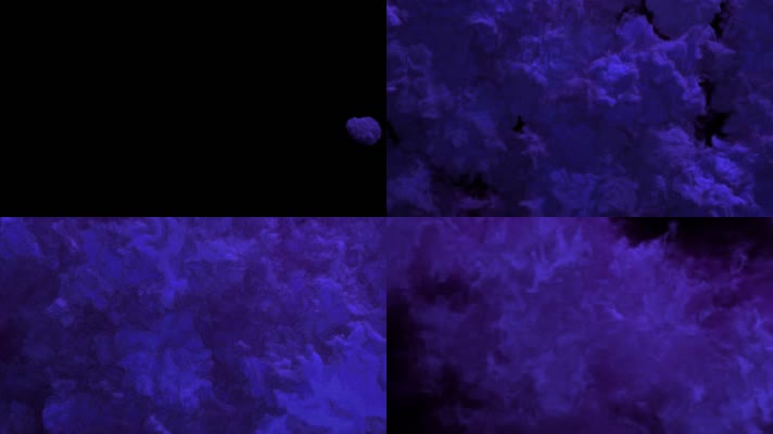 紫色烟雾  抽象变幻  