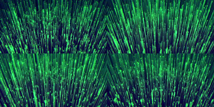 震撼大气粒子上升公司年会舞台背景