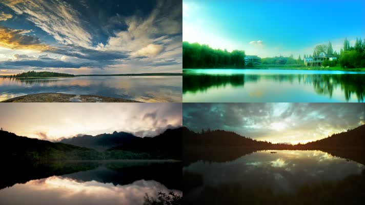 美丽梦幻的湖