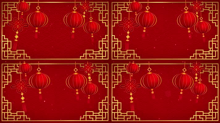 中国新年传统文化节日背景