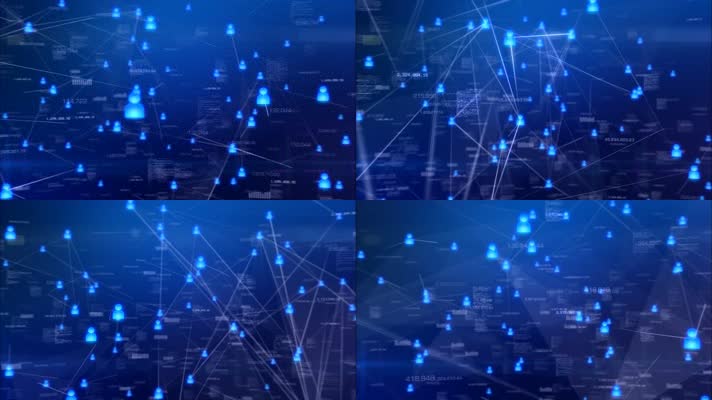 空间大数据扫描人物连线