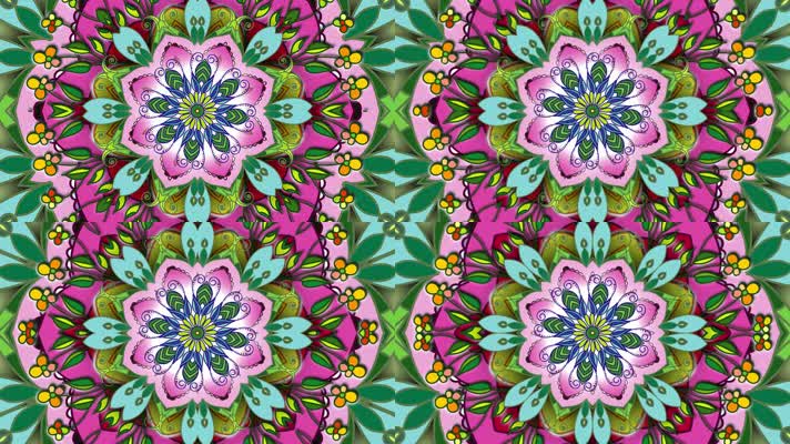 原版花瓣花环民族舞蹈背景系列 (2)