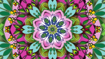 原版花瓣花环民族舞蹈背景系列 (2)