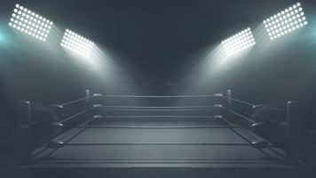 拳击赛场灯光特效背景