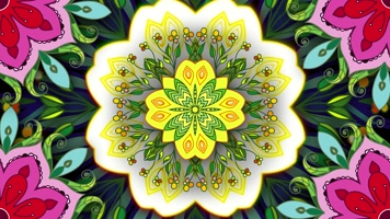 原版花瓣花环民族舞蹈背景系列 (2)(1