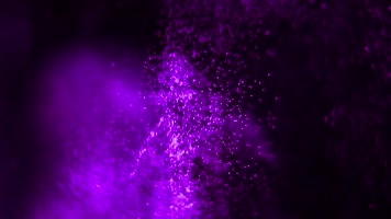 唯美紫色粒子流动